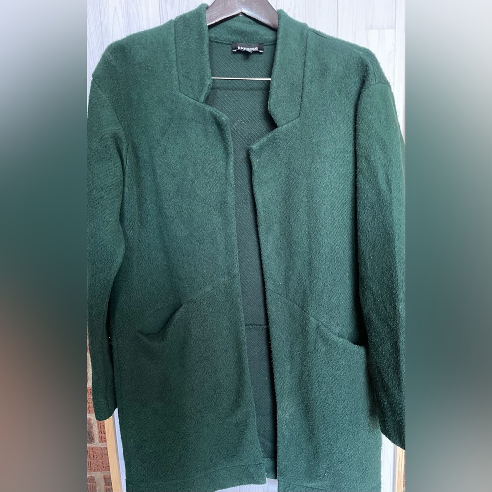 Express- Size Medium - Open/ Long Coat -No Button… - image 1